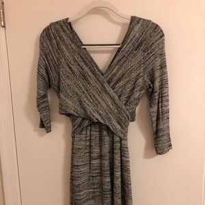 Anthropologie Amadi Fara Surplice Cross Wrap Dress